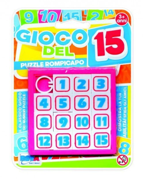 CARTELLA GIOCO DEL 15