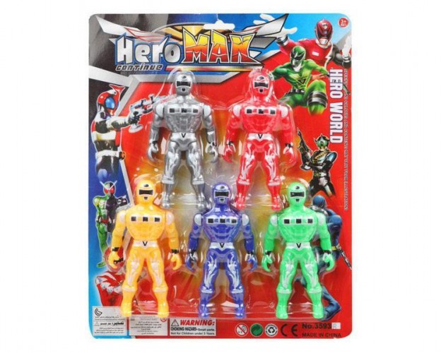 CARTELLA 5 ROBOT HERO MAX