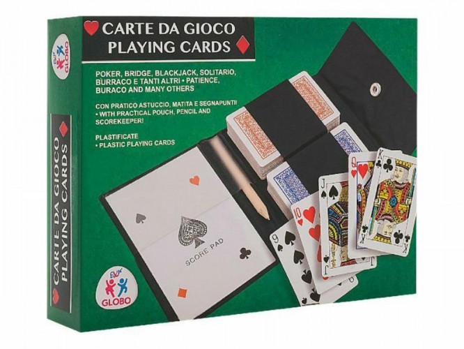 SCATOLA GIOCO POKER PLAYNG CARDS