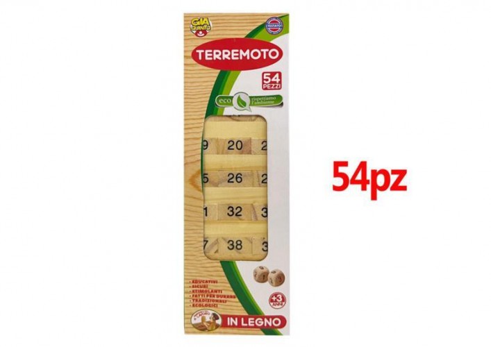 SCATOLA GIOCO LEGNO TERREMOTO