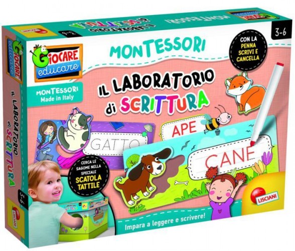 SCATOLA IL LABORATORIO DI SCRITTURA MONTESSORI