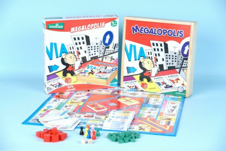 SCATOLA GIOCO MEGALOPOLIS IN LEGNO